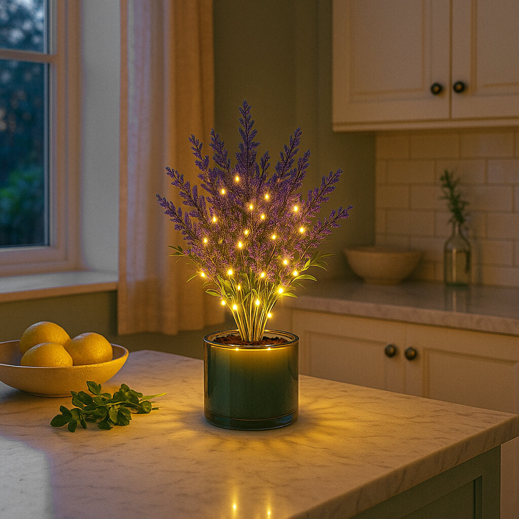 LED Tischlampe Lavendel-Traum – Beruhigendes Licht Für Ihr Zuhause 3