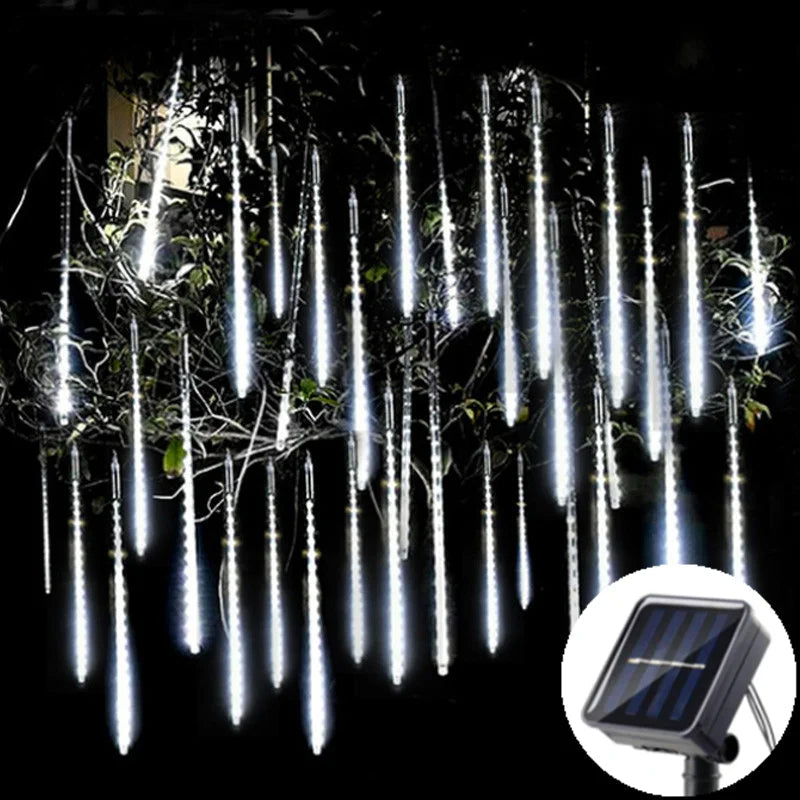 LUMIMETEOR Solar-LED-Meteorschauerlichter – Zauberhafte Lichtspiele Für Ihren Garten 9
