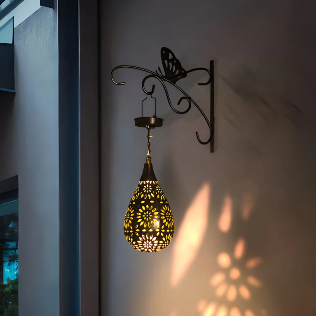 **LUXE SCHWARZE SOLAR AUSSENLAMPE – Stilvolle Beleuchtung für Ihren Garten** 4