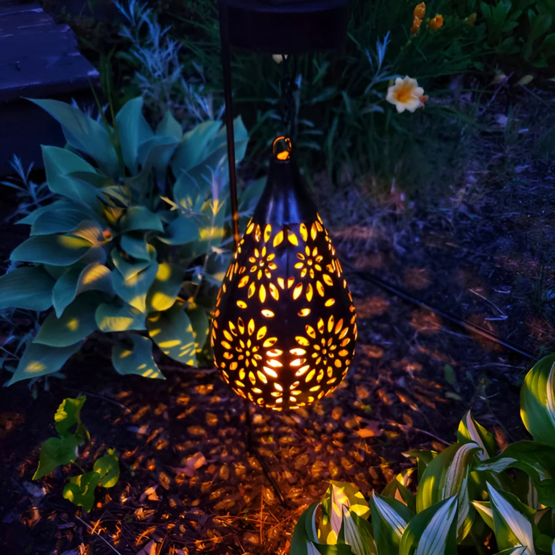 **LUXE SCHWARZE SOLAR AUSSENLAMPE – Stilvolle Beleuchtung für Ihren Garten** 5
