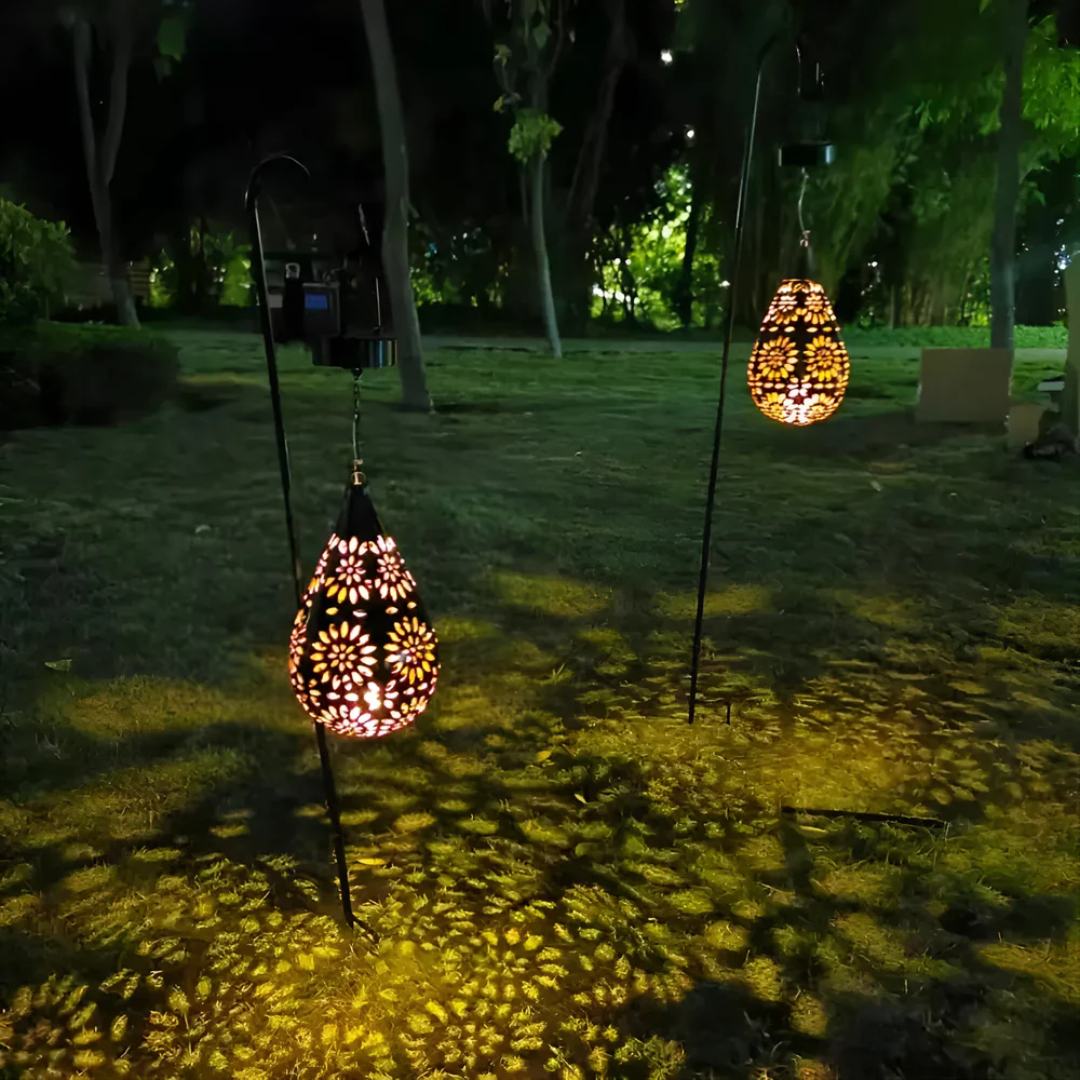 **LUXE SCHWARZE SOLAR AUSSENLAMPE – Stilvolle Beleuchtung für Ihren Garten** 7