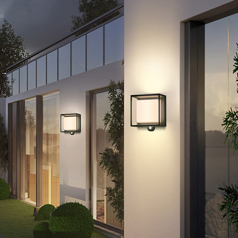 LYNORA Solar Wandlampe – Stilvolles Design Mit Bewegungsensor Für Außenbereiche 2