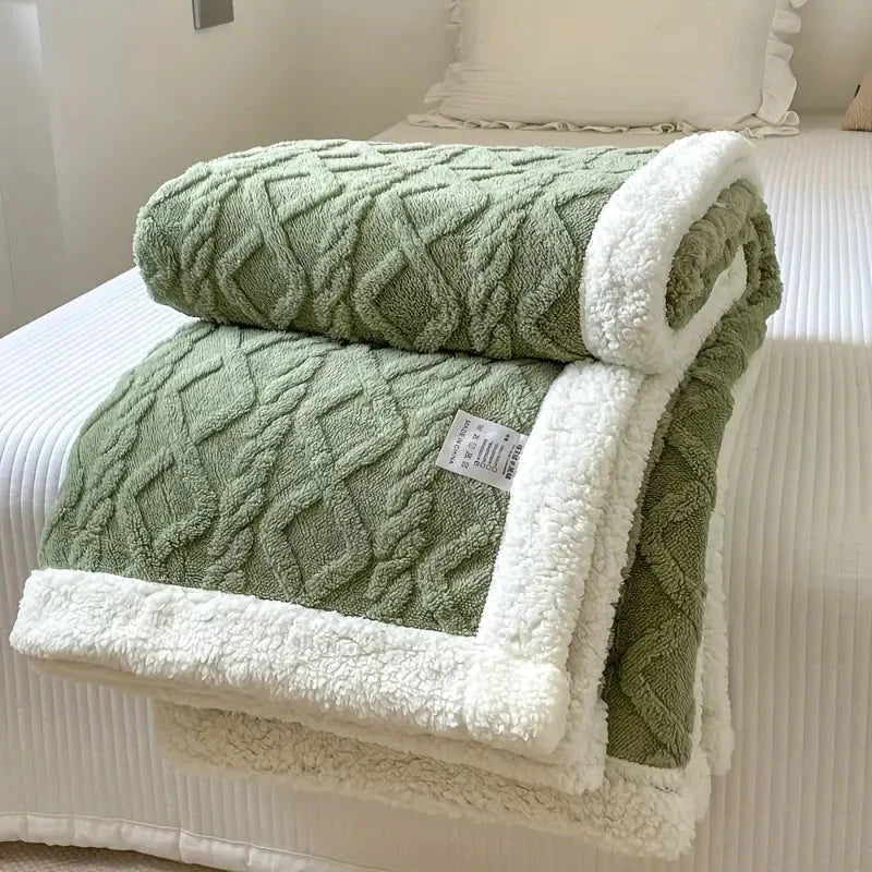 **Le Rêvaire – Elegante Fleece-Decke für Ultimatives Wohlbefinden** 2