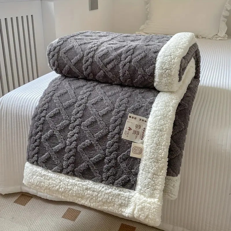 **Le Rêvaire – Elegante Fleece-Decke für Ultimatives Wohlbefinden** 3