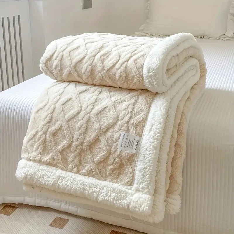 **Le Rêvaire – Elegante Fleece-Decke für Ultimatives Wohlbefinden** 5