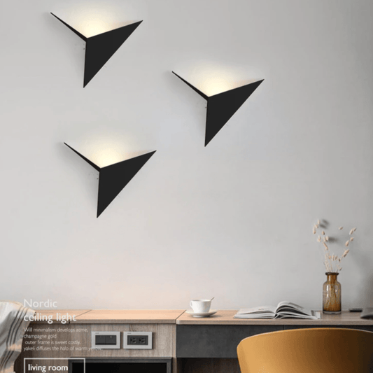 Loft Dreieckige LED-Design-Wandleuchte – Elegantes Licht Für Stilvolles Ambiente 1