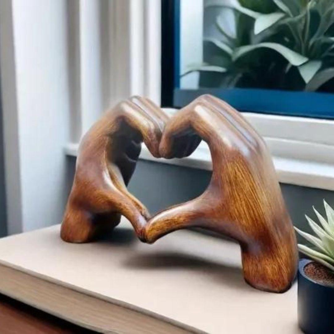 LoveSculpt Kunstdekoration – Handgefertigtes Holzstück mit Einzigartigem Charme 8