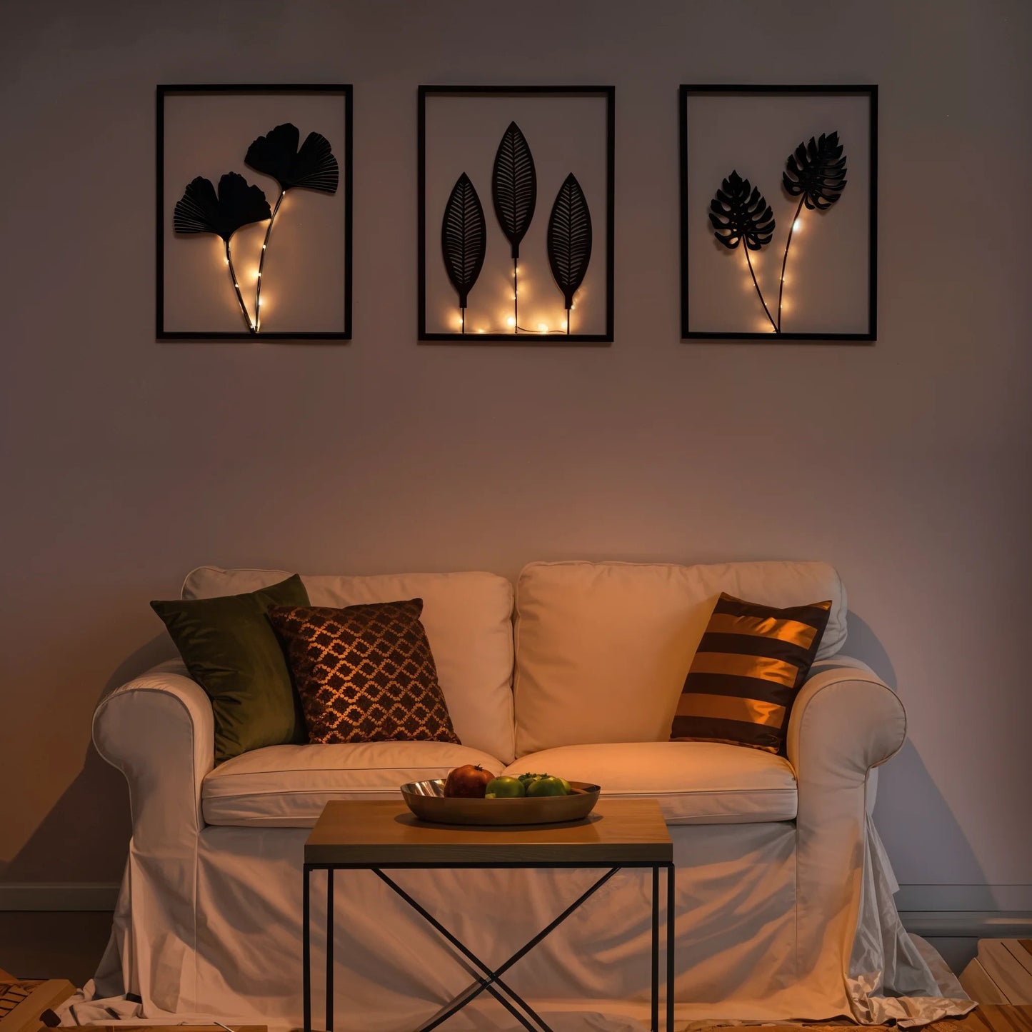 Lumenblattrahmen Set – Stilvolle Wanddeko für Gemütliche Atmosphäre 3