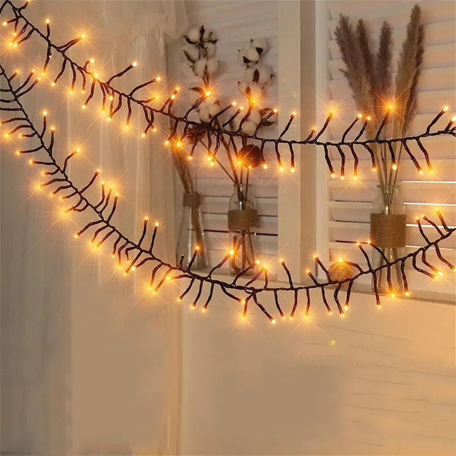 LumiBurst 25M 2000 LED-Cluster-Weihnachtslichter – Wasserdicht für Festliche Außenbeleuchtung 4