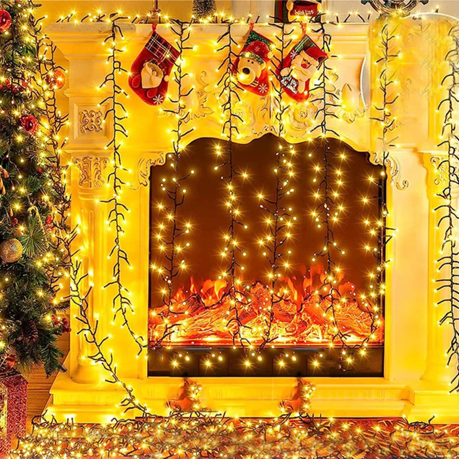 LumiBurst 25M 2000 LED-Cluster-Weihnachtslichter – Wasserdicht für Festliche Außenbeleuchtung 5
