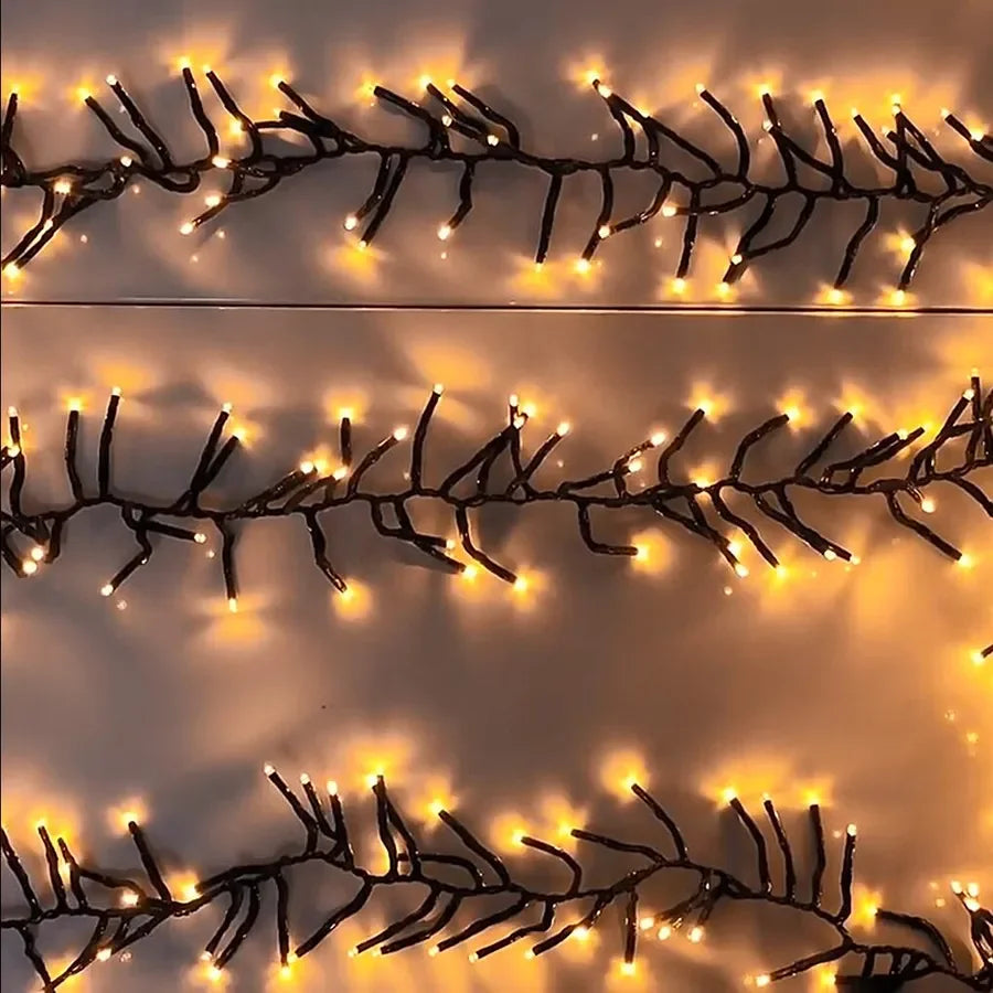LumiBurst 25M 2000 LED-Cluster-Weihnachtslichter – Wasserdicht für Festliche Außenbeleuchtung 8