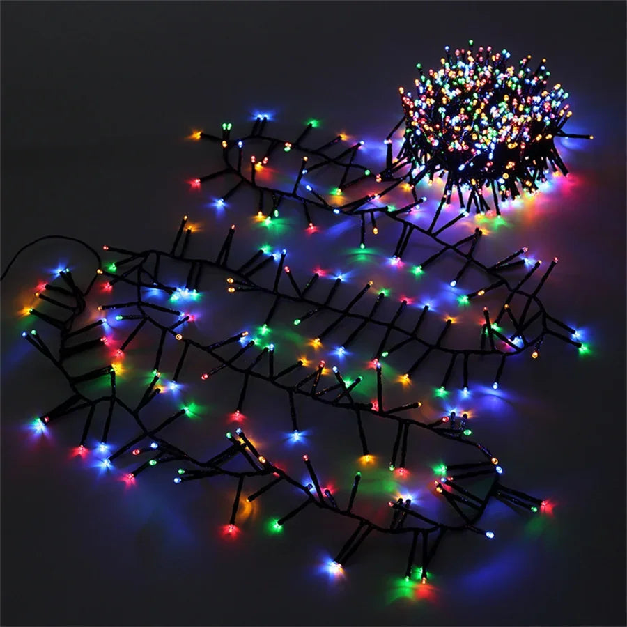 LumiBurst 25M 2000 LED-Cluster-Weihnachtslichter – Wasserdicht für Festliche Außenbeleuchtung 9