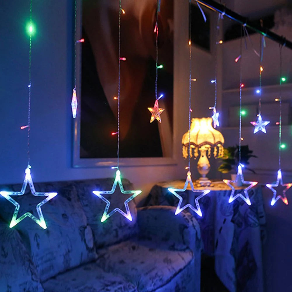 LumiSter LED Lichtervorhang 3,5 m – Magische Lichtakzente für Ihre Feier 4