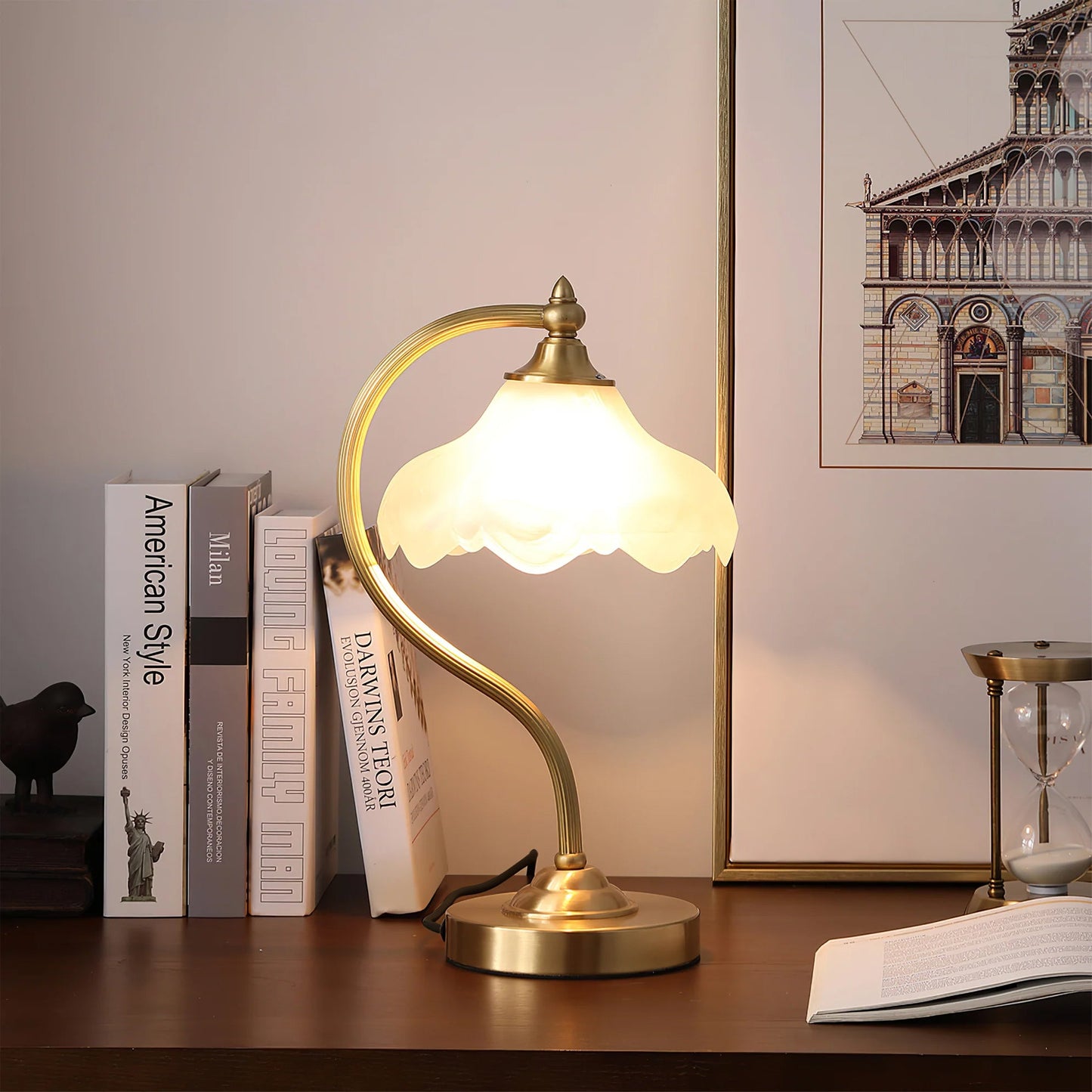 Magnolya Blüten Tischlampe – Elegante Lichtquelle Mit Natürlichem Flair 4