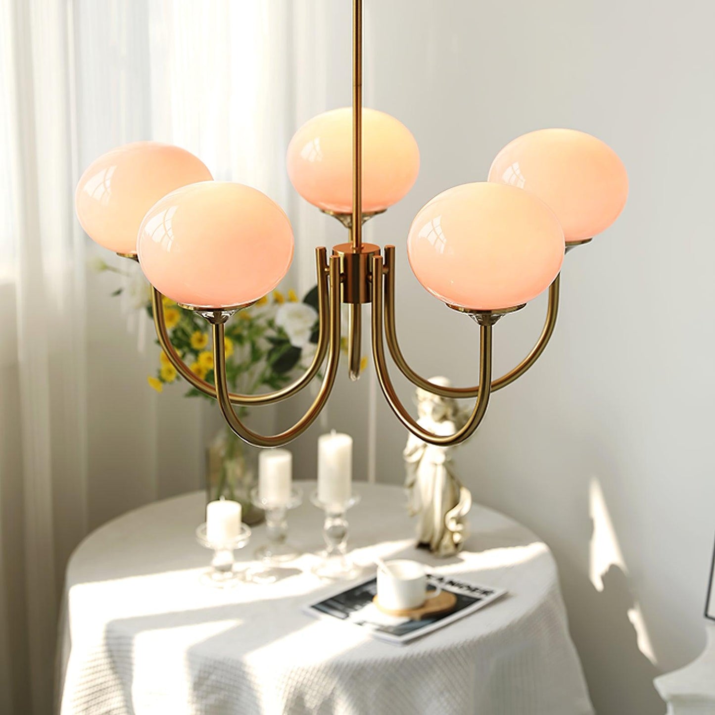 Marshmallow-Kronleuchter – Moderner Lichtakzent mit Glamour 4