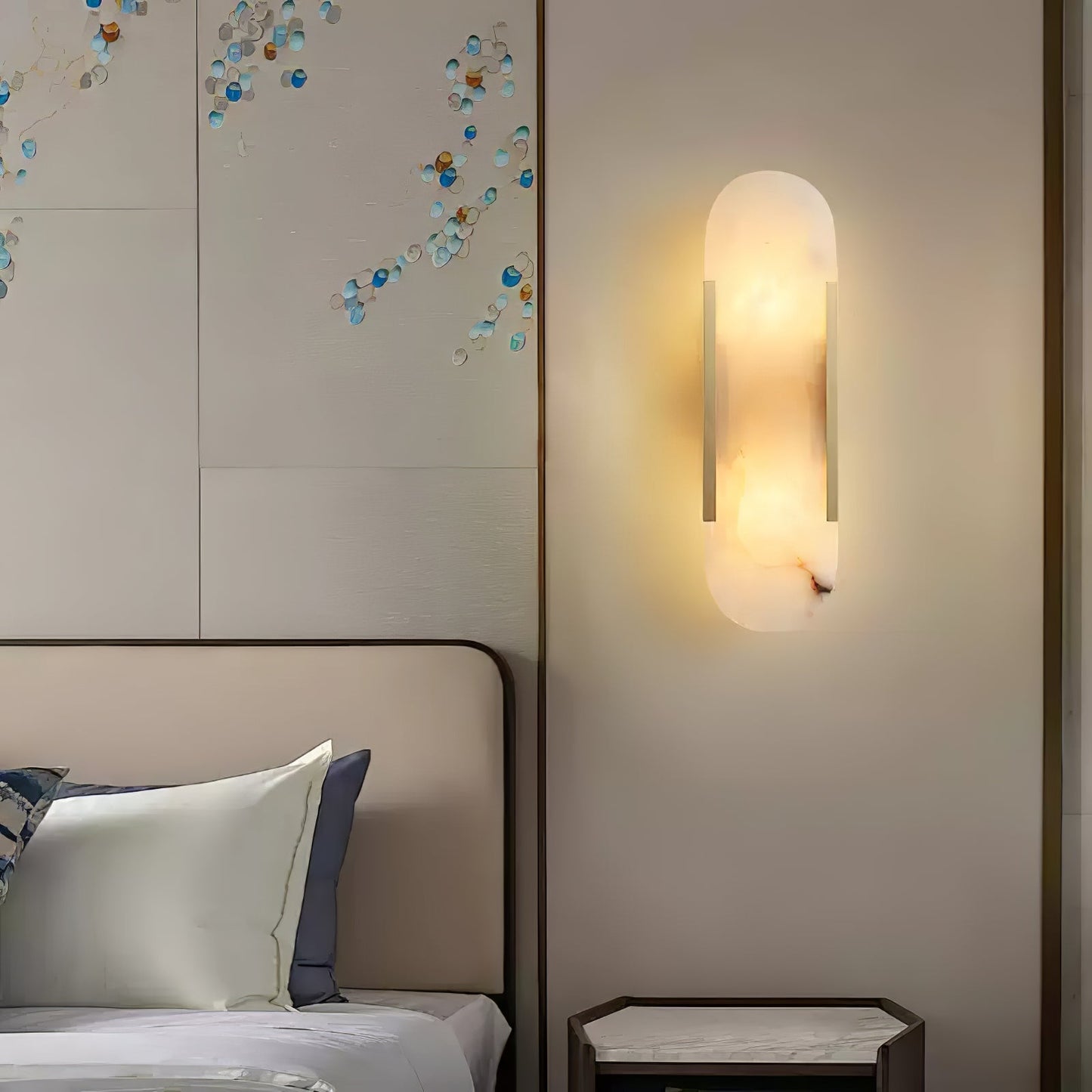 Melange Elongierte Alabaster Wandleuchte – Edle Lichtakzente Für Ihr Zuhause 7