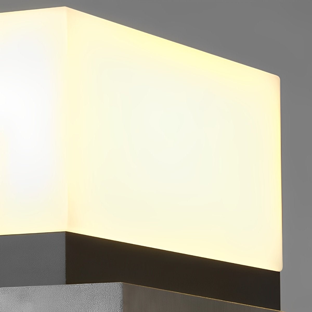 Minimalistische Quadratische Wasserdichte LED Schwarz – Elegante Solarlichter Für Ihren Außenbereich 5