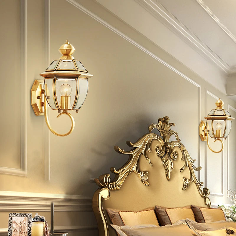 Moderne Außenwandlampe – Elegantes Kupferdesign mit Stil 2