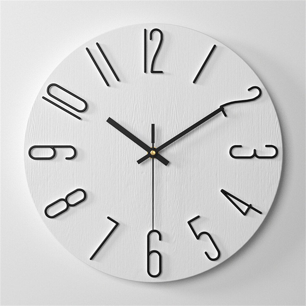 Moderne Plastikwanduhr 30 cm – Stilvolles Design für Jede Wand 8