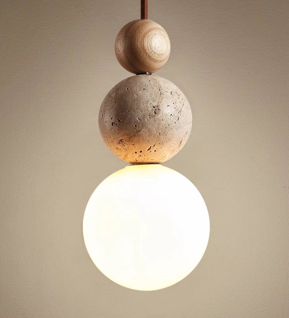 Moderne Travertin Pendelleuchte – Stilvolles Licht für Ihr Esszimmer 0