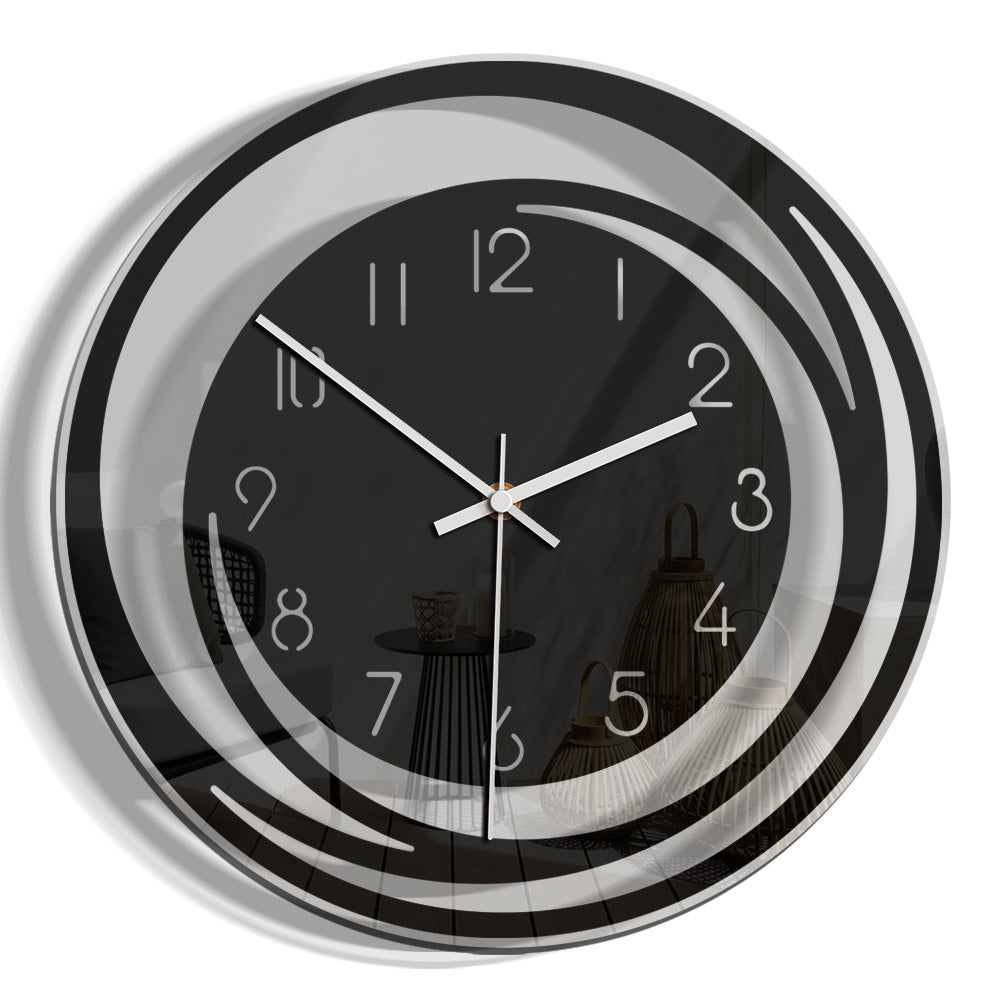 Moderne Wanduhr aus Acryl – Geräuschloses Design für Ruhige Räume 0
