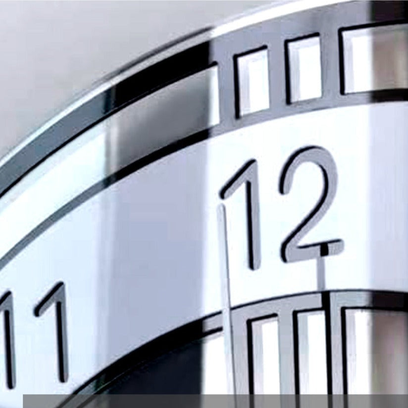 Moderne Wanduhr aus Acryl – Geräuschloses Design für Ruhige Räume 3