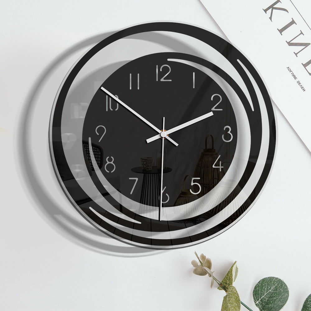 Moderne Wanduhr aus Acryl – Geräuschloses Design für Ruhige Räume 4