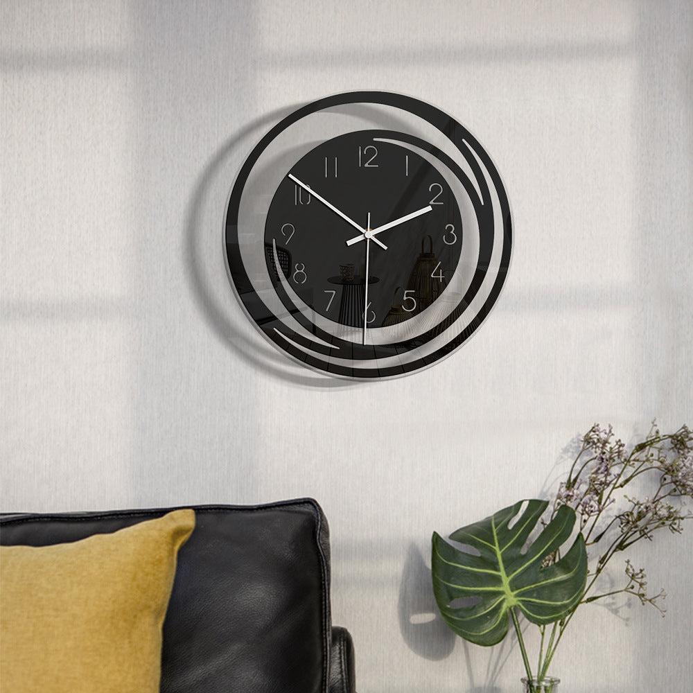 Moderne Wanduhr aus Acryl – Geräuschloses Design für Ruhige Räume 5