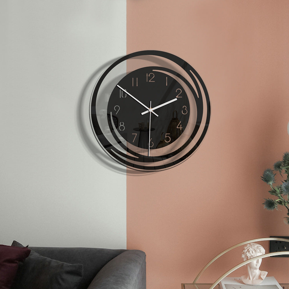 Moderne Wanduhr aus Acryl – Geräuschloses Design für Ruhige Räume 6
