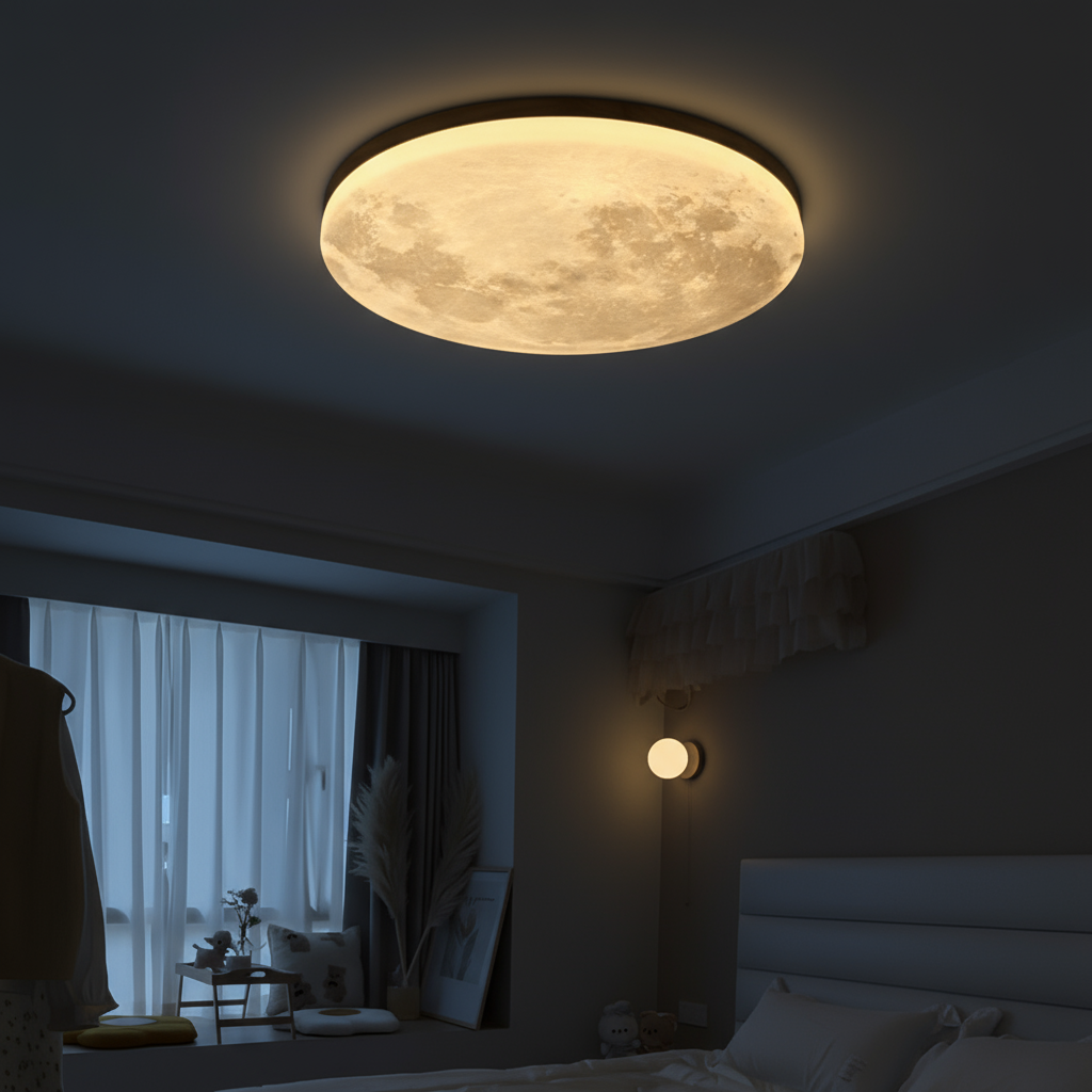 Moon Round Deckenlampe – Elegante Minimalistische LED-Beleuchtung für Ihr Zuhause 2