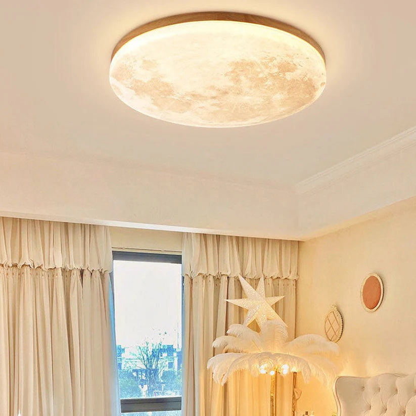 Moon Round Deckenlampe – Elegante Minimalistische LED-Beleuchtung für Ihr Zuhause 3