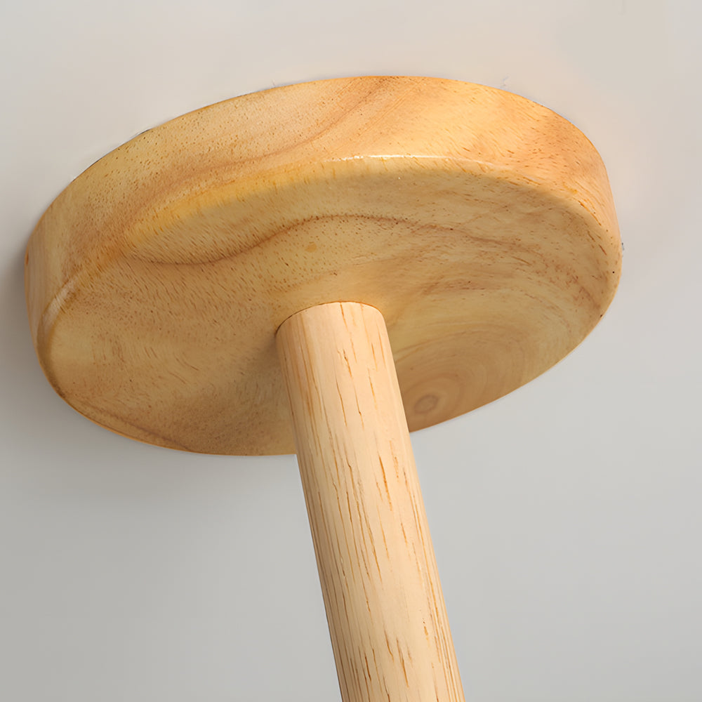 NordicGlow Kronleuchter Holz und Glas – Skandinavische Eleganz für Ihr Zuhause 7