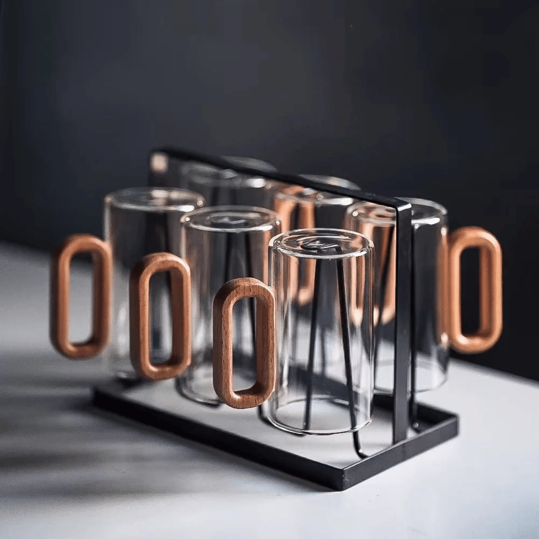 Nordvann Glasbecher Mit Holzgriff – Eleganter Genuss Für Jeden Anlass 4