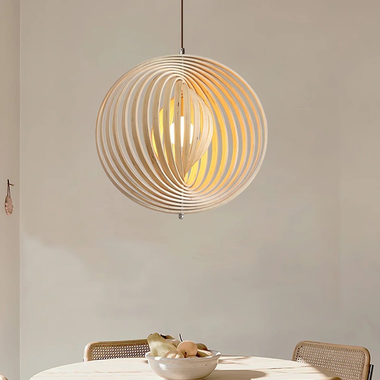 Oasis Pendelleuchte Esstisch – Stilvolles Holzdesign mit Warmem Licht 3