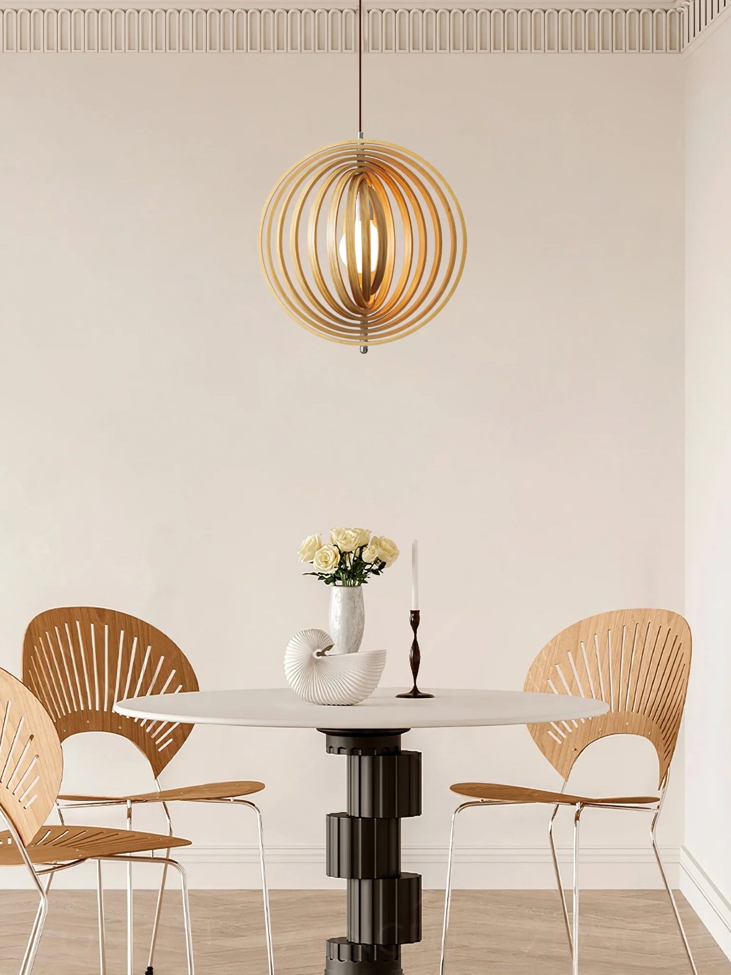 Oasis Pendelleuchte Esstisch – Stilvolles Holzdesign mit Warmem Licht 7