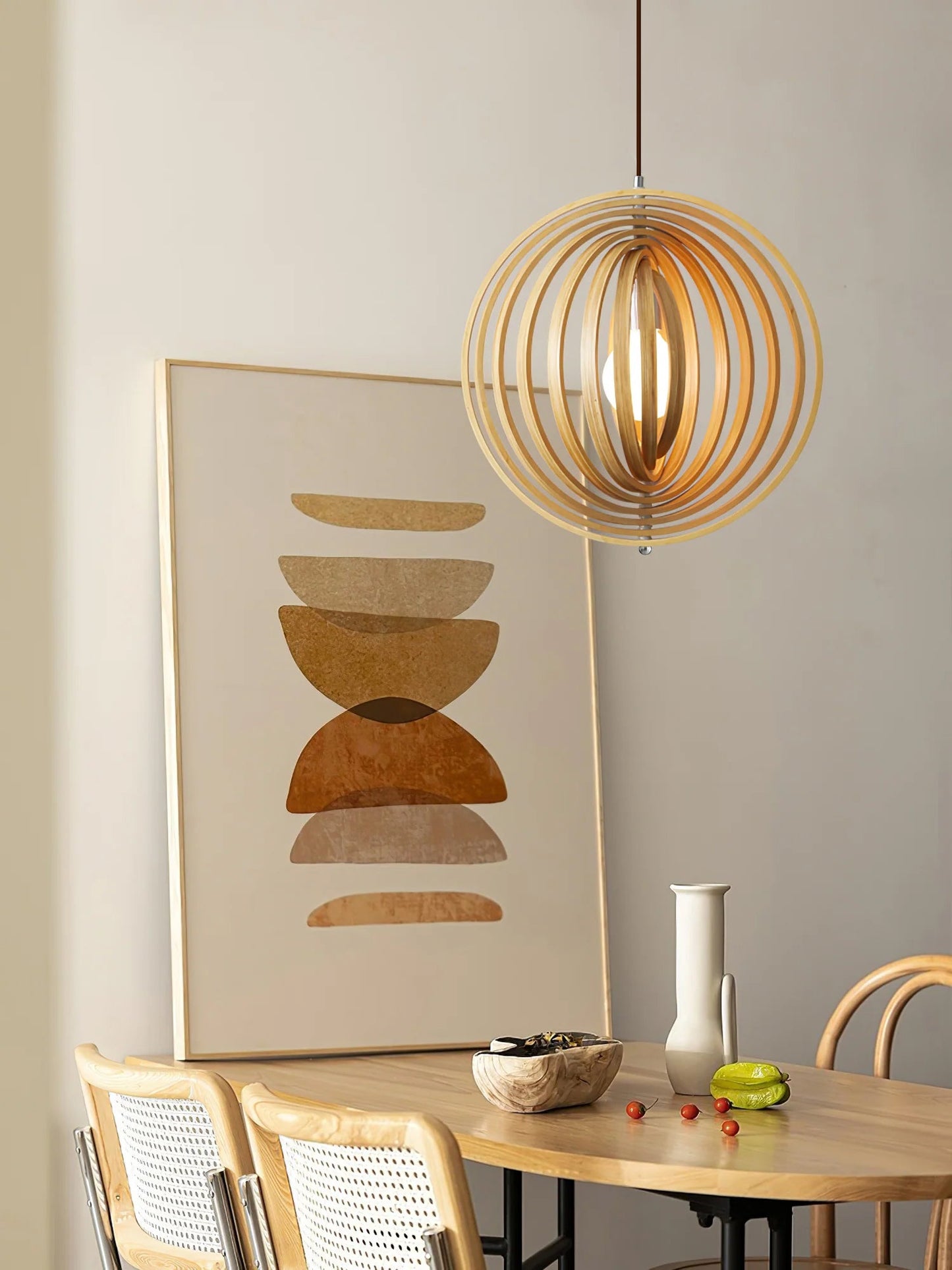 Oasis Pendelleuchte Esstisch – Stilvolles Holzdesign mit Warmem Licht 8