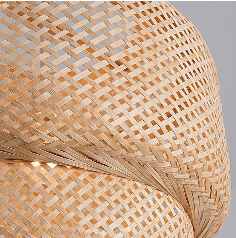 Pendelleuchte Rattan Boho Stil – Handgefertigte Eleganz Für Ihr Zuhause 5
