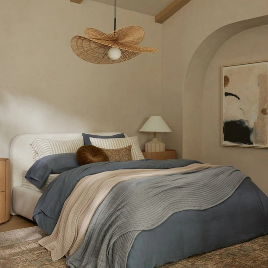 Pendelleuchte Sanur Doppelschicht Rattan – Stilvolles Lichtdesign für Gemütlichkeit 1