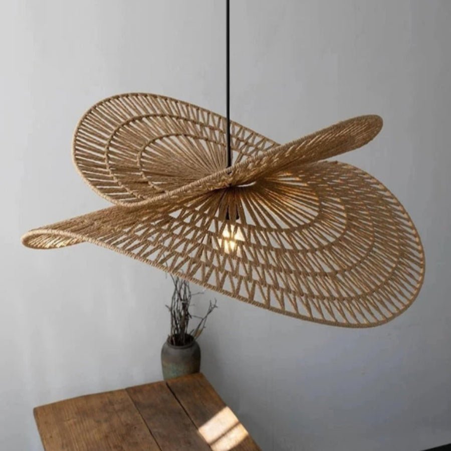 Pendelleuchte Sanur Doppelschicht Rattan – Stilvolles Lichtdesign für Gemütlichkeit 3