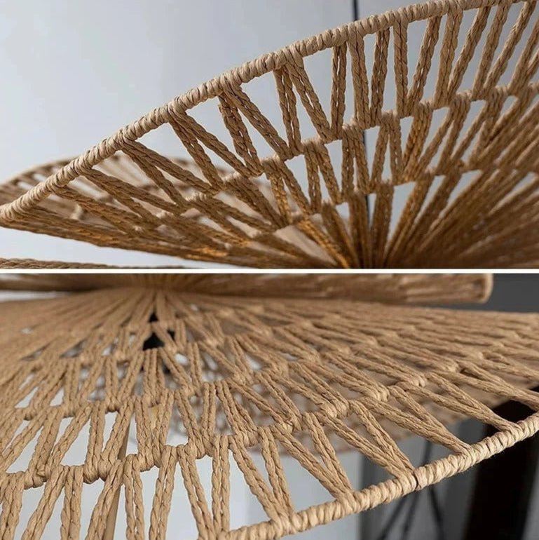Pendelleuchte Sanur Doppelschicht Rattan – Stilvolles Lichtdesign für Gemütlichkeit 4