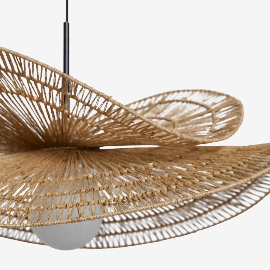 Pendelleuchte Sanur Doppelschicht Rattan – Stilvolles Lichtdesign für Gemütlichkeit 5