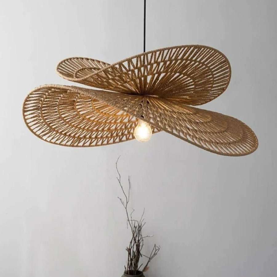 Pendelleuchte Sanur Doppelschicht Rattan – Stilvolles Lichtdesign für Gemütlichkeit 8