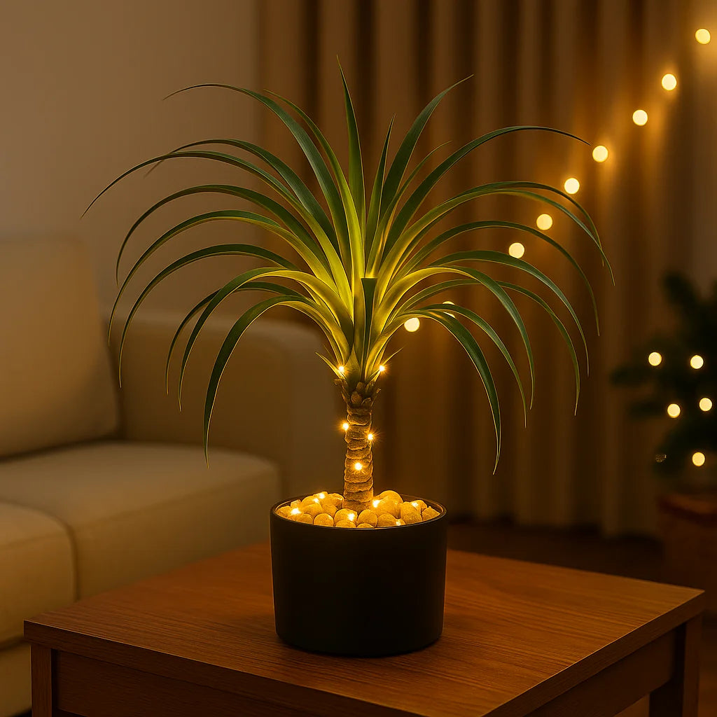 Pferdeschwanz-Tischlampe – Verspielt Mit Sanfter LED-Beleuchtung 2