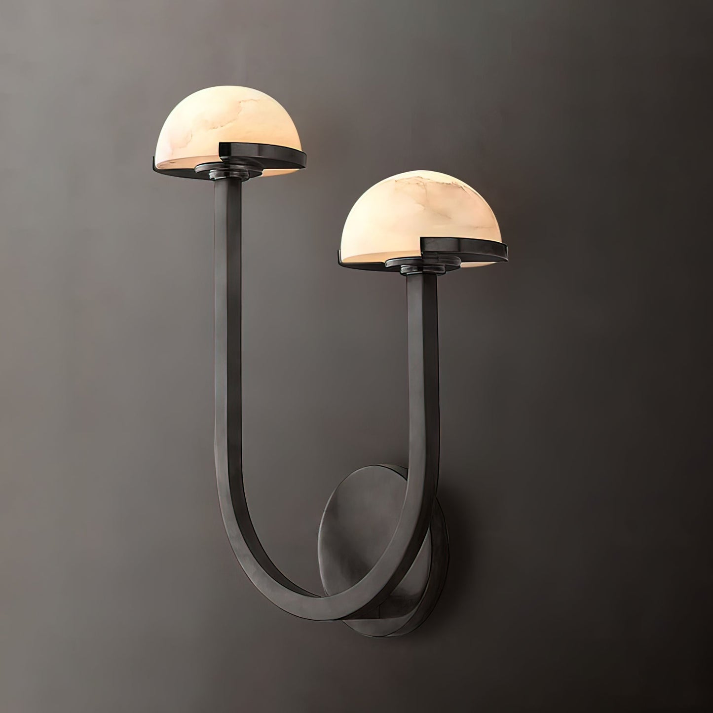 **Pilz Alabaster Wandlampe – Elegantes Design mit Sanftem Licht** 4