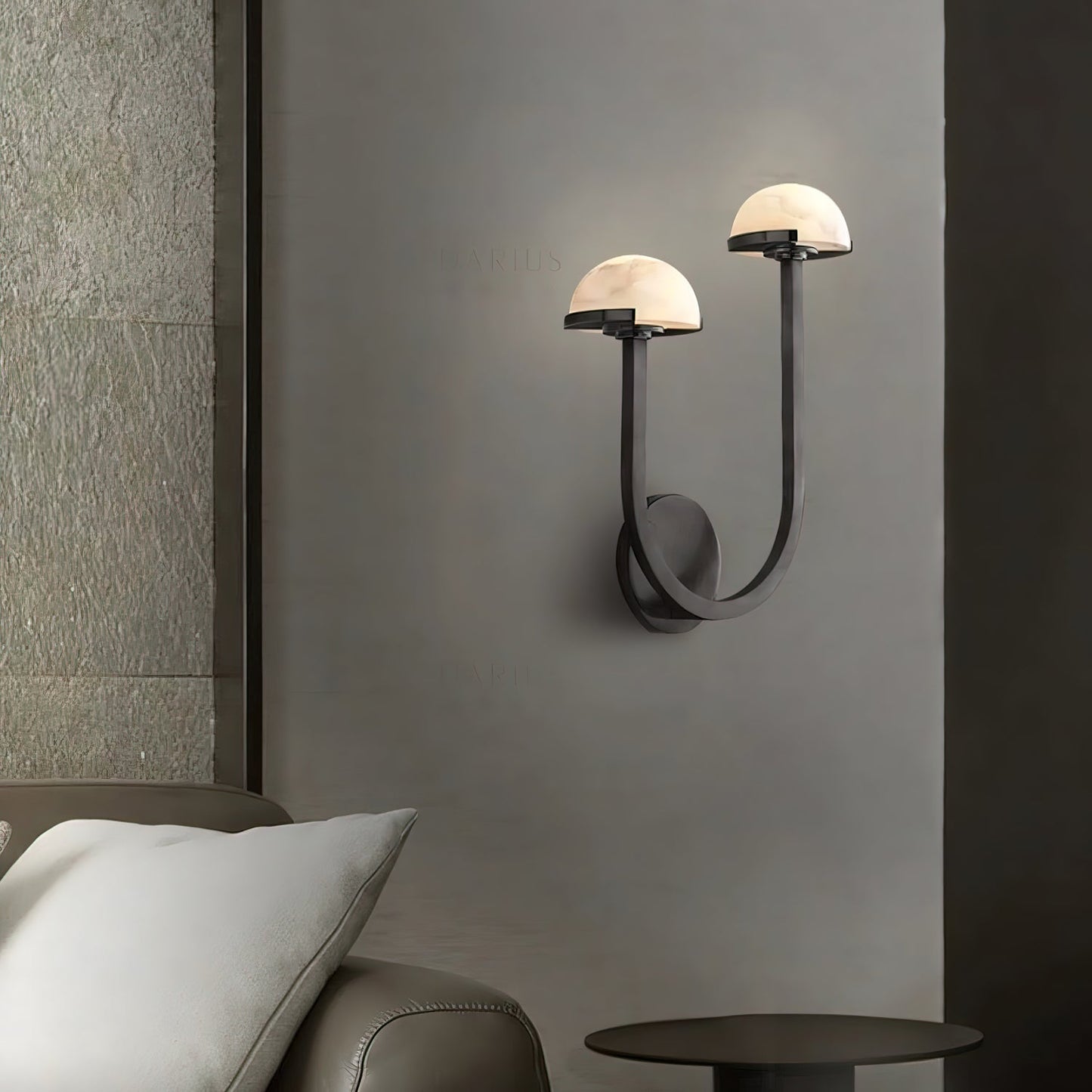 **Pilz Alabaster Wandlampe – Elegantes Design mit Sanftem Licht** 7