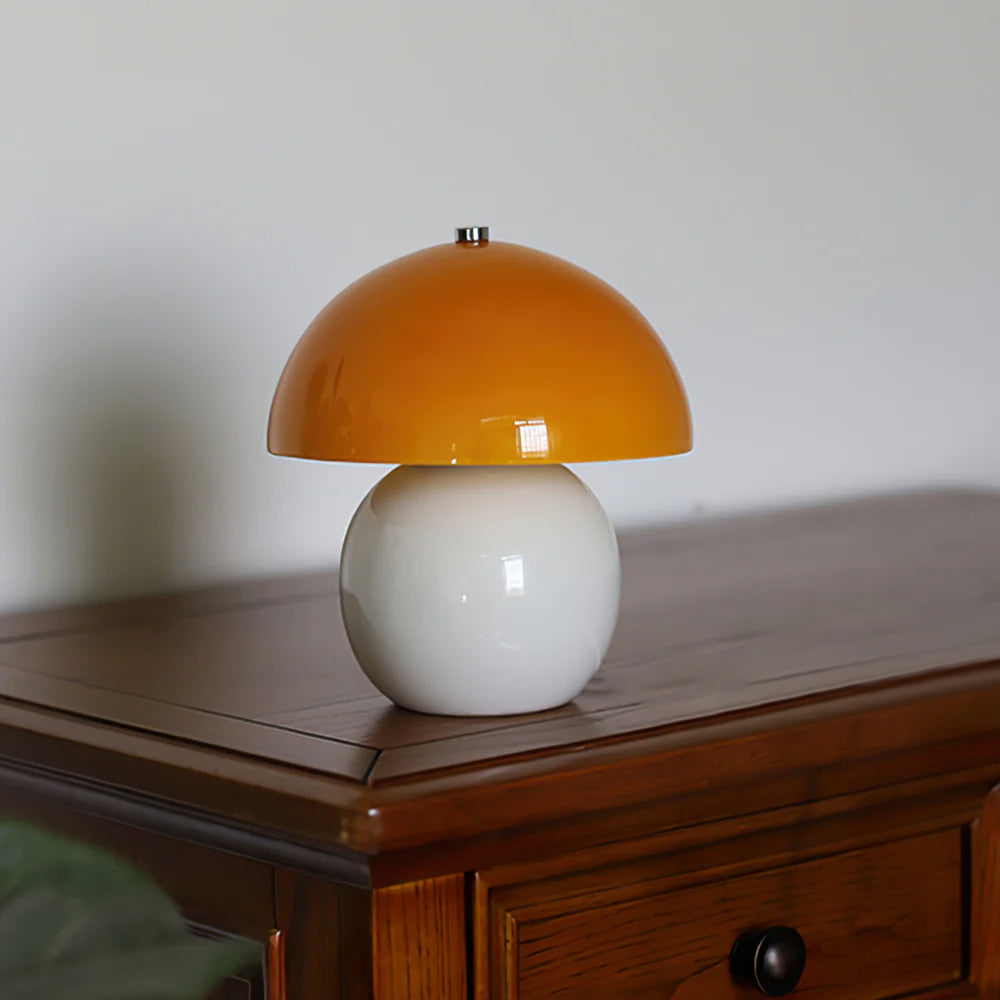 Pilz Keramische Tischlampe Mit Akku – Verspielt Und Charmant Für Jeden Raum 3
