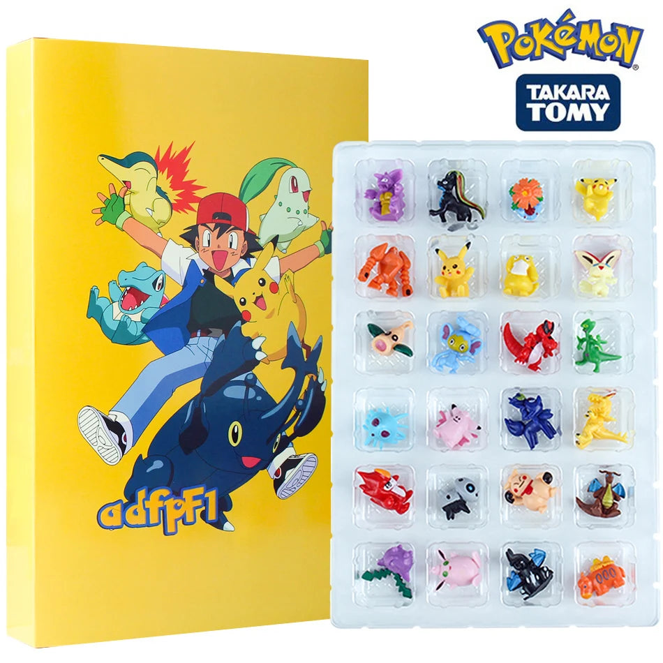 Pokemon Figuren Set 24 Stücke – Kawaii Überraschungen für Adventsfreude 2