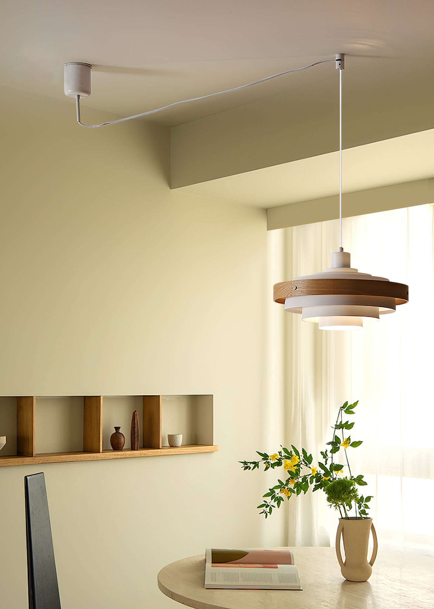 Rancho Swing Arm Pendelleuchte – Flexibles Licht Für Gemütliche Essbereiche 6