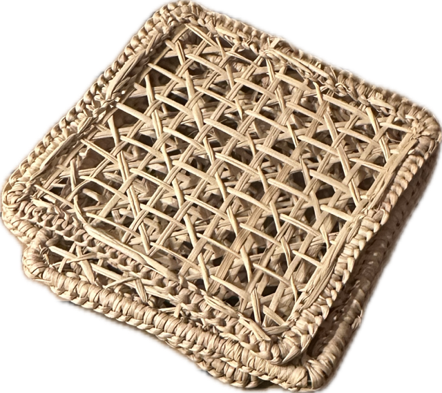 Rattan-Untersetzer Set – Natürliche Eleganz Für Ihren Tisch 3