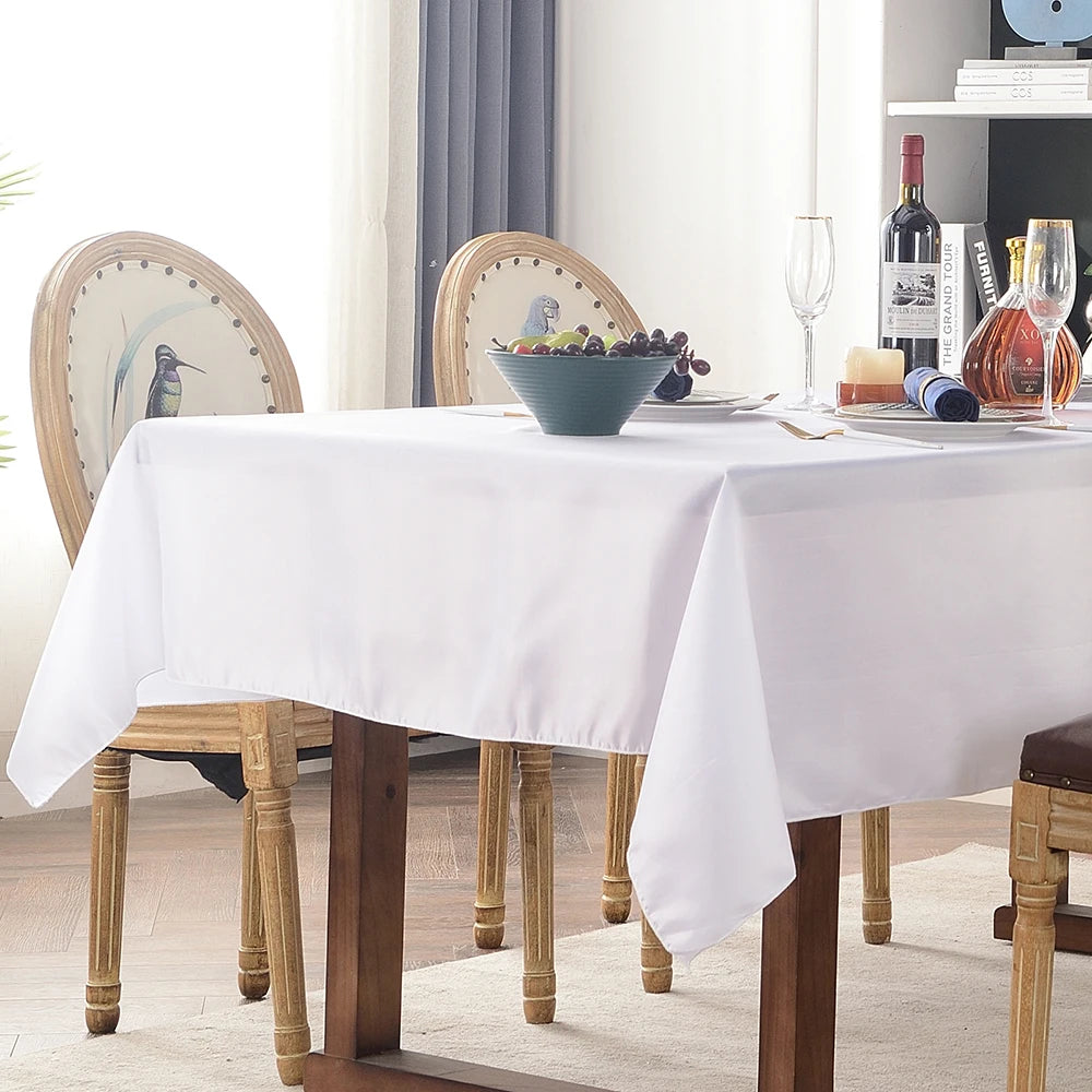 Rechteckige Satin Tischdecke – Stilvolle Eleganz Für Jedes Fest 1